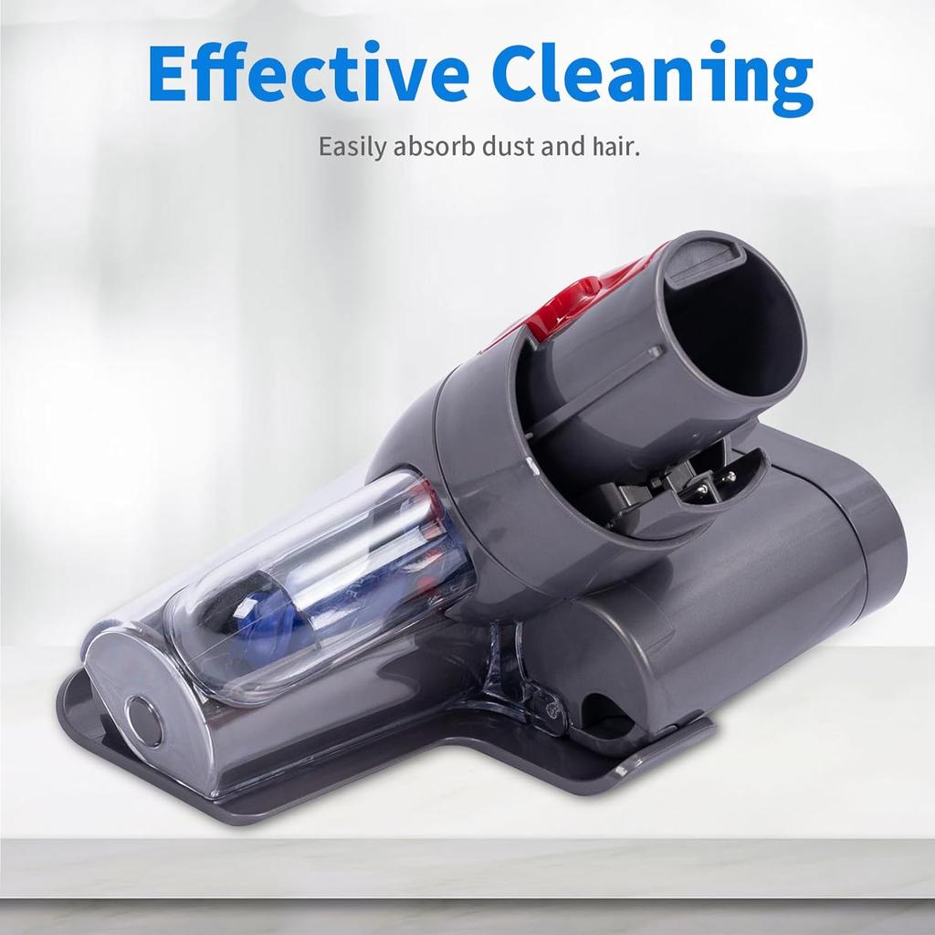 Mini Brush Head Tool Compatible with Dyson V7 V8 V10 V11 V17 Cordless Vacuum Cleaners, Vacuum Couth Mattress Upholstery Tool Head Replacement Parts