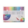 120-Farben Dual-Tip Aquarellstifte auf Wasserbasis für Kinder - PVC-verpackte Fineliner mit weicher Spitze zum Zeichnen & für Anime-Kunst