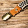 Flexible Grip Dress Suspenders Elastic Rubber Strap For Men Adjustable Stretchable Waistband For Prom Business Casual Wear