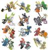 Set de 48 Mini Figurines Ninjago, Jouets Figurines d'Action pour Enfants, Cadeaux d'Anniversaire pour Garçons, Filles et Collectionneurs Adultes