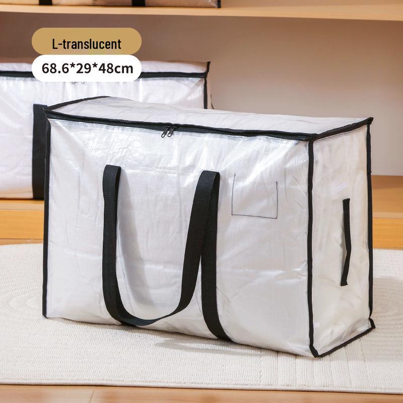 Portable Large-Capacity Quilt and Clothing Organizer Bag for Moving and Storage