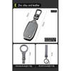 Zinc Alloy + Leather Car Key Case Cover Holder Shell Fob For VOLVO S60 S80 V70 XC70 XC90 Car Remote Interior Accessories