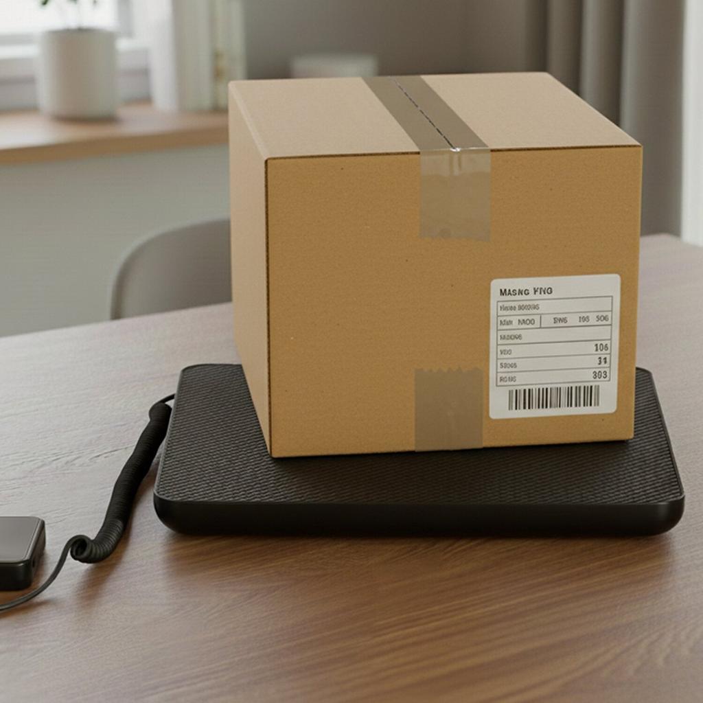 Digital Postal Scale, 10 g/100 g Dual Accuracy, 200 kg Commercial Weight Scale with Hold/Tare Function & LCD Display, Fit for Packages, Postage,