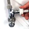 1/2 X 1/2 X 1/2 Inch Angles Stop Valves Under Sink Splitters Tees Connector Adapter 3 Way Diverters Connector Enduring
