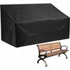 Protective Cover for Garden Bench 134X66X63/89Cm Waterproof Black