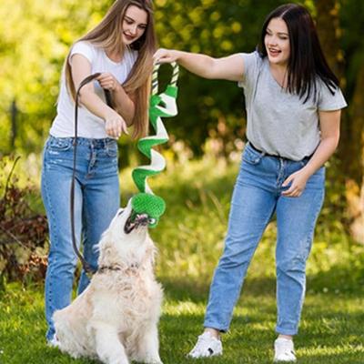 Interaktivní Pískací Lanová Hračka pro Psa Plyšová Kousací Hračka se Zvukem Čištění Zubů Zábavné Hračky pro Malé Střední Velké Psy