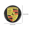 blbn4 4pcs 56MM  For Porsche Panamera Macan Boxster Cayman Cayenne 911 718 Car Wheel Center Hub Cap Badge Logo Sticker Accessories