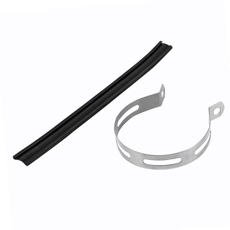 Motorcycle Exhaust Muffler Clamp Exhaust Pip Supporting Bracket Fixed Ring Hanger Band Fixture 60/88mm Support Bracket