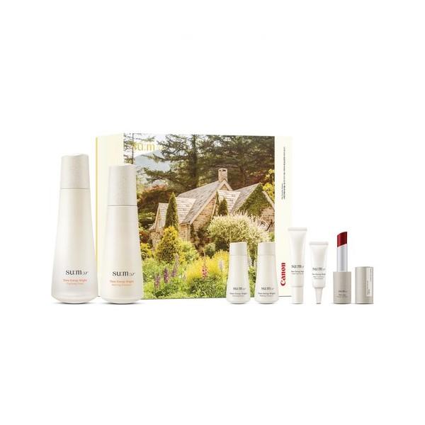 

Sum37 Time Energy Bright Special 2pcs Set Toner 170ml+20ml, Emulsion 120ml+20ml, Serum 7ml, Concentrate 4ml, Lip Balm Red 4.2g