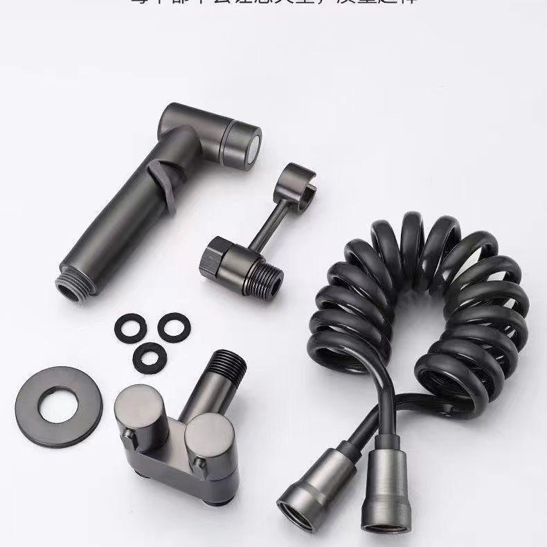 Dual-Function High-Pressure Bidet Toilet Spray Gun Set