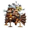 1513PCS DIY Building Blocks Set: Street Scene Lighting, Moving Castle, Creative Ornament, Model Assembly Toy, Kids Birthday Gift