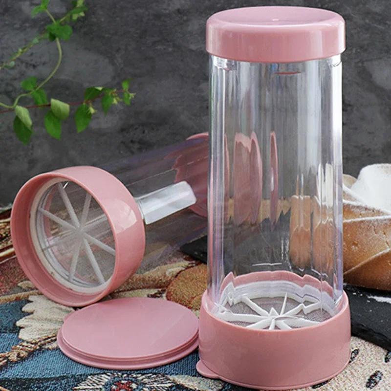 Handheld Manual Flour Powder Icing Sugar Sifter Cup, Stainless Steel Flour Sifter, Kitchen Home Baking Pastry Tool