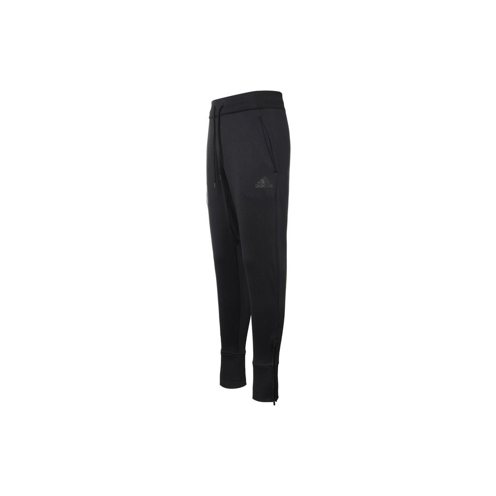 Adidas Knitted Sweatpants Men's Black Moderate Slim Fit Pants DP5728