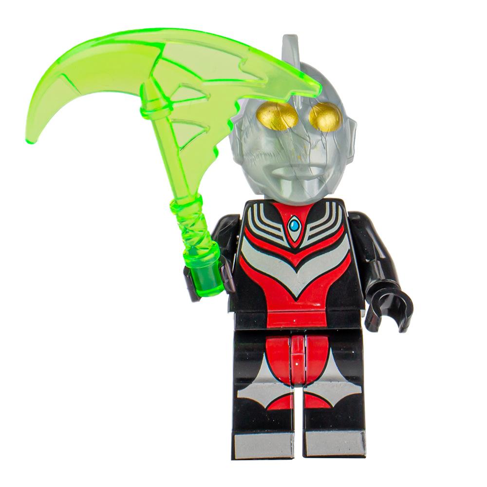 Ninja Warrior Superhero Doll With Weapon Single Building Block Assembly Toy
