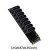 M.2 M KEY NVMe To SATA Convert Card ASM1166 6Gbps 8 Port M.2 M-Key PCIE3.0 To SATA Adapter with Smart Indicator Tools Included