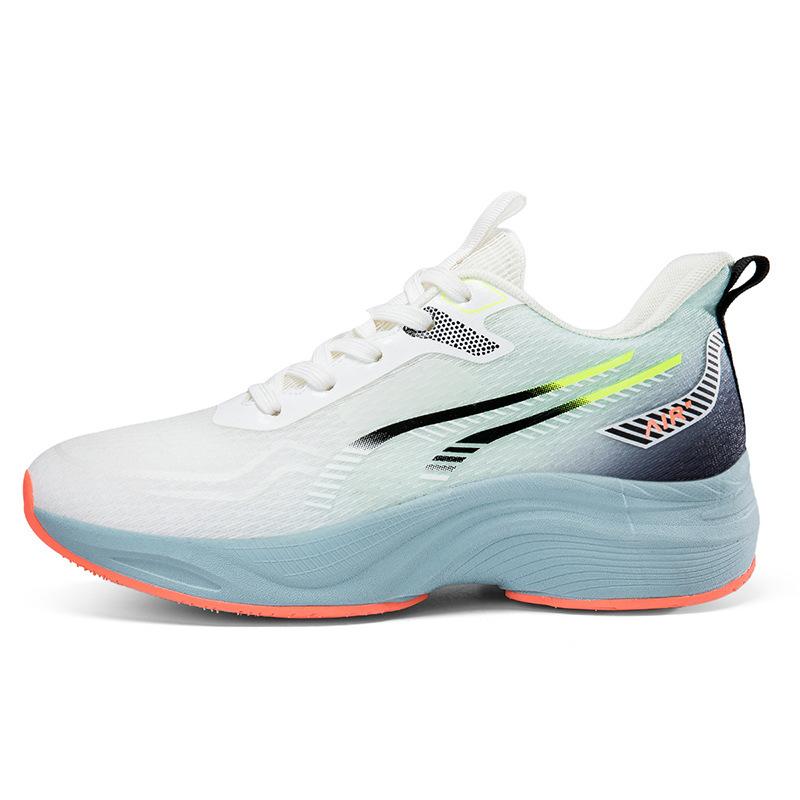 Casual net shoes new soft-soled cushioning men's running shoes breathable mesh 2025 new lightweight high-elastic sports shoes