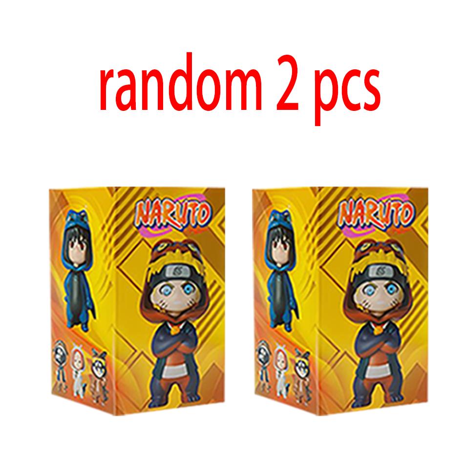 Anime 9pcs/set Naruto Figures Model Naruto Sasuke Kakashi 8cm Doll Costume Design PVCToys Dolls Kid Gift