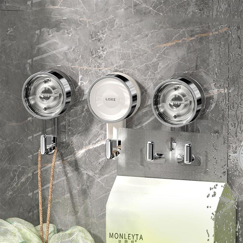 Starke Saugknapfhaken Vakuum Wiederverwendbare Duschhaken Schwerlast Kleiderhaken Spurloser Kleiderhaken