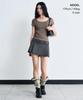 MUSINSA STANDARD WOMAN Women'S Slim Scoop Neck T-Shirt [Taupe]