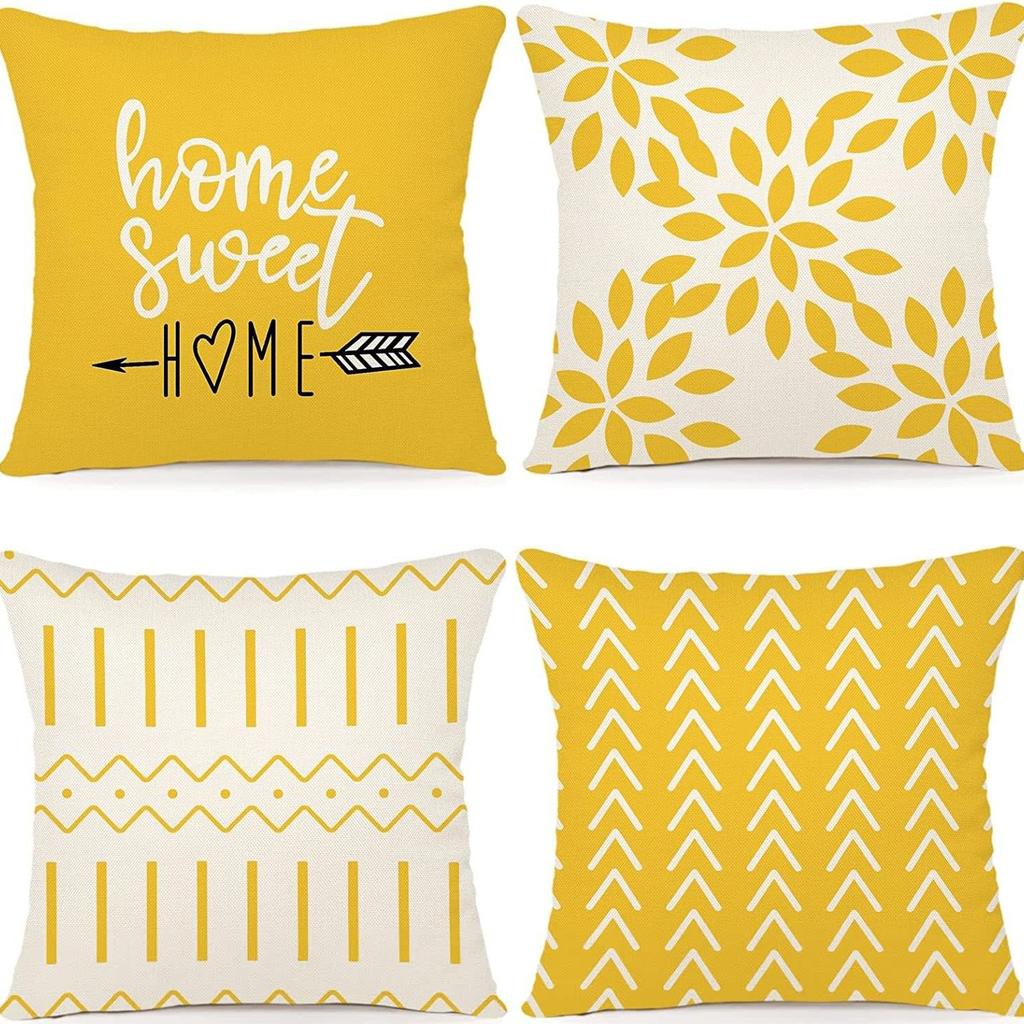 Modern Sofa Pillowcase Outdoor Decoration Linen Pillowcase Decoration Living Room Bedside Pillowcase