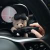 Accessorie Used for Car Gear Shift Decoration Cute Turn Signal Dolls Wiper Dolls Rearview Mirror Ornament Car Internet Celebrity