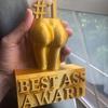 Best Ass Award Creative Best Boobs Award   Gold Ornament Trophy Statue Funny Creativity Resin Home Decorations Gifts