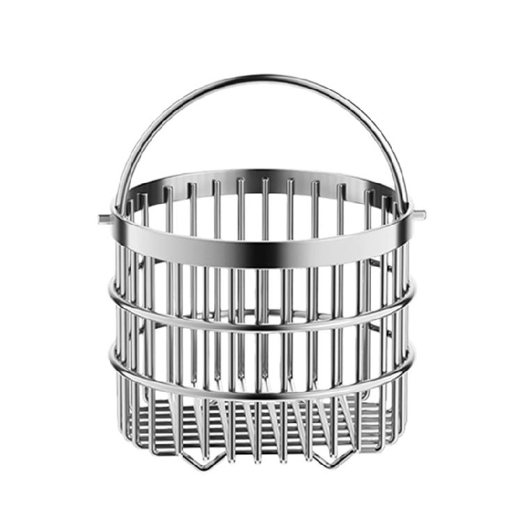 

Contemporary Stainless Steel Meshes Basket Ideal For Storing Drying Freshness Produce On Kitchens Counter Or Dining Table