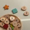 Wooden Math Magnetic Graphic Recognition for Intellgent Improvement Columnar Calculation Number Counting for Kids