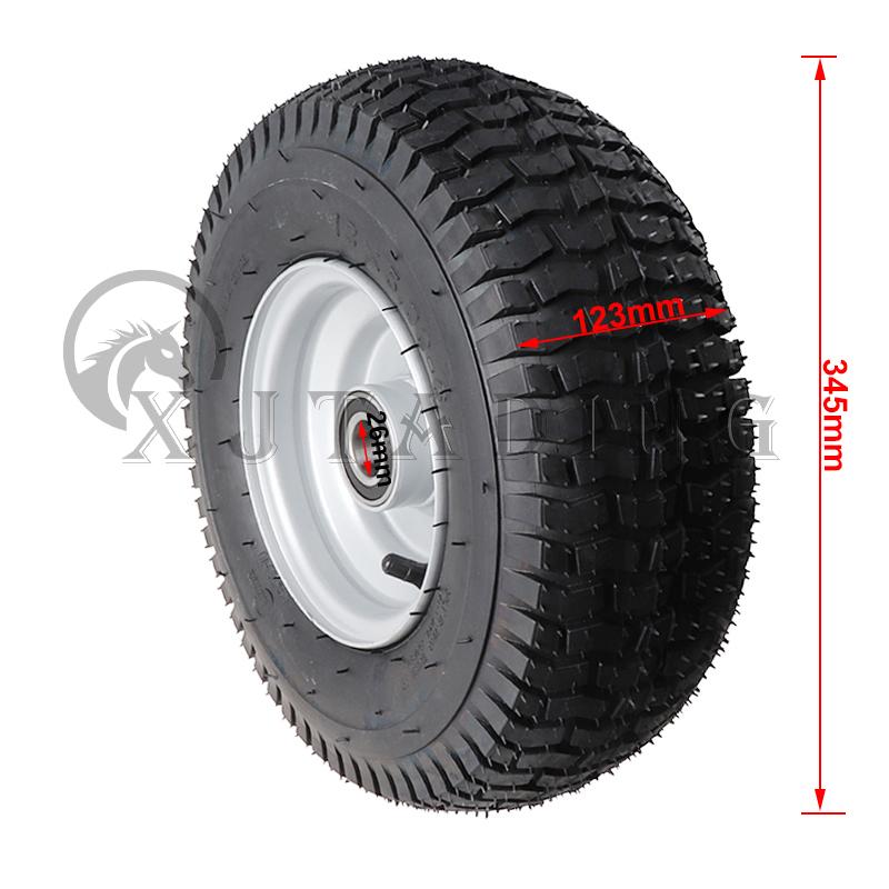 Mit 6 Zoll Lager Radnabe 13x5.00-6 Räder Reifen für Roller Golfwagen Karren Rasenmäher Kleines Landwirtschaftliches Fahrzeug Anhänger
