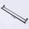 SUS 304 Stainless Steel Wall Mount Towel Holder Household Double Towel Rod Bathroom Rustproof Towel Rack