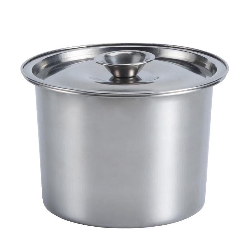 304 Stainless Steel Round Condiment Pot with Lid