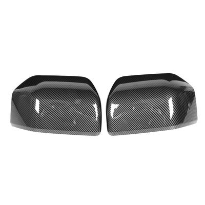 Rearview Wing Mirror Cover Trim Frame Decorative Bezel Fit for Ford F150 2015?2020Carbon Fiber