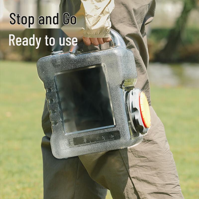 Portable Outdoor Food-Grade PC Water Storage Barrel