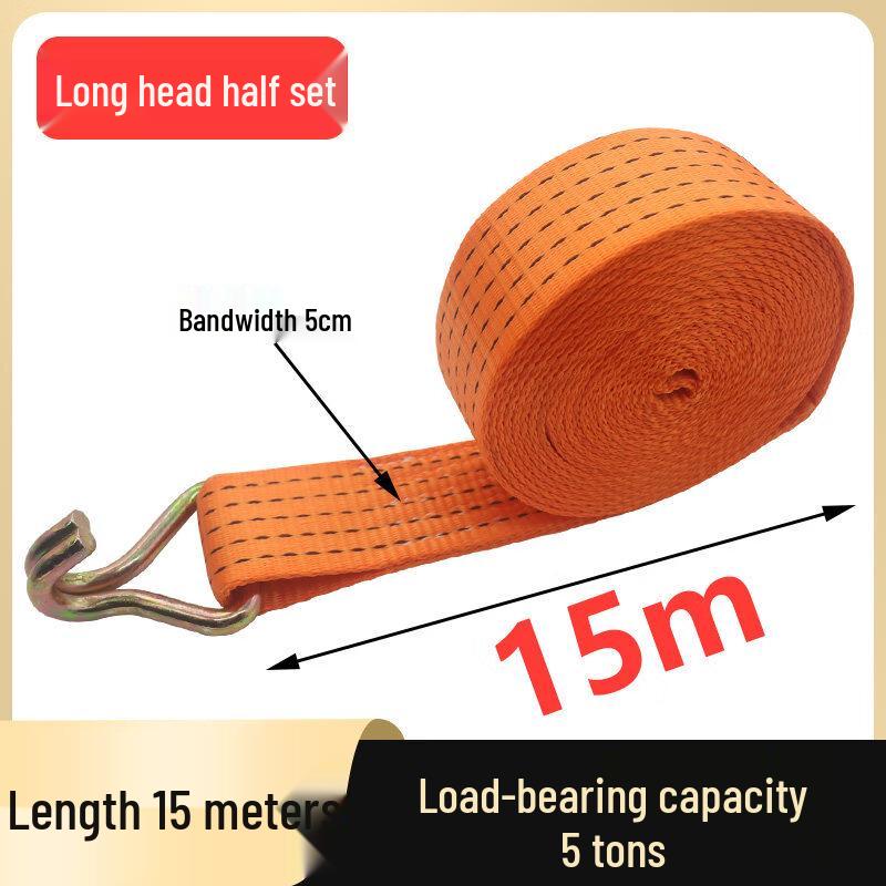 Cargo Lashing Strap with Rubber Handle Tensioner