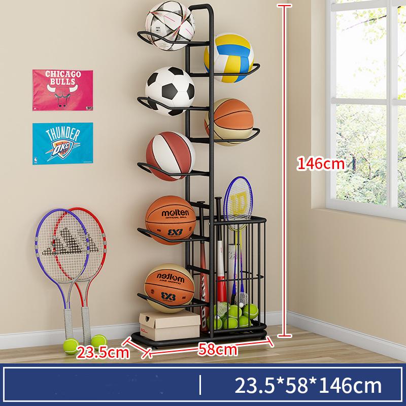 Indoor Children Basketball Storage Rack Put Ball Football Storage Basket Placed Rack Kindergarten Volleyball Stand Holder Space