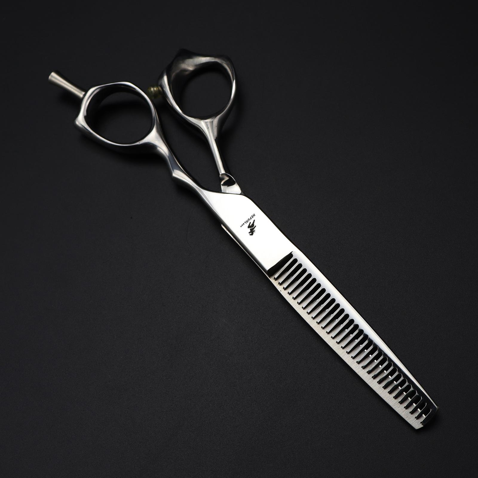 

6.0 Inch, Single-Tailed Blind Hole, Hair Scissors, Hair Scissors, Flat-Cut Tooth Scissors, Thin Scissors 6.0inch dental scissors