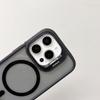 Luxury Magnetic Transparent Lens Protector Holder Case For iPhone 16 15 14 Plus 13 12 11 Pro Max Magsafe Wireless Charge Cover