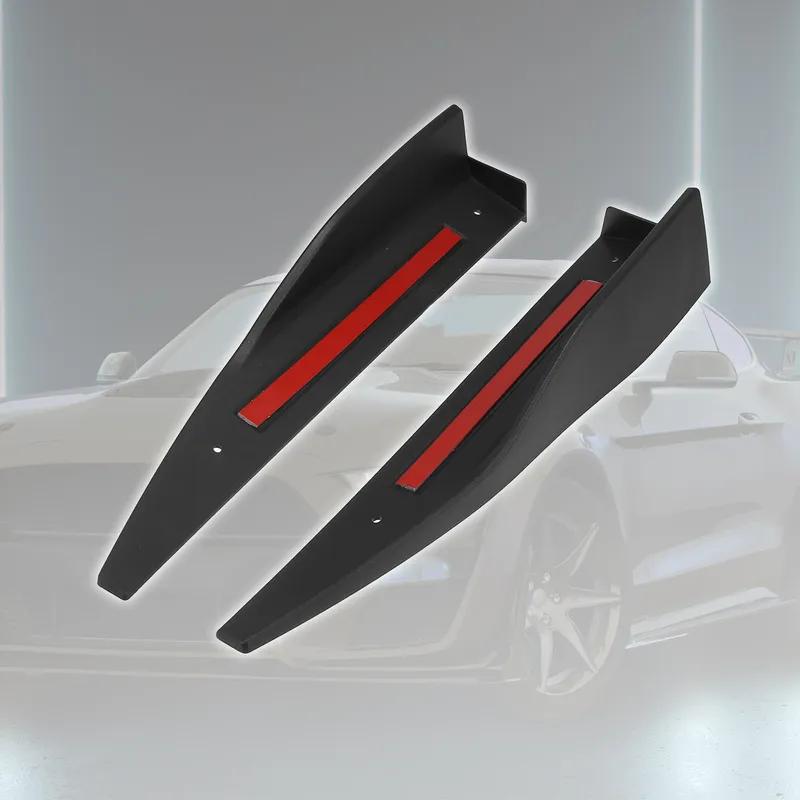 2 BUC Negru Modificat Vârf de Margine Laterală Aripioară Mică Pasager Lateral pentru Ford pentru Mustang Road 2015 2016 2017 2018 2019 Apărătoare de Noroi