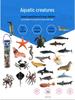 Children's Marine Animal Simulation Toys - 24-Piece Set for Early Learning and Cognitive Development
