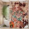 Anime Toilet B-Bound H-Hanako Kun Shower Curtain - Water-Repellent And Leak-Resistant, Mold And Mildew Resistant For