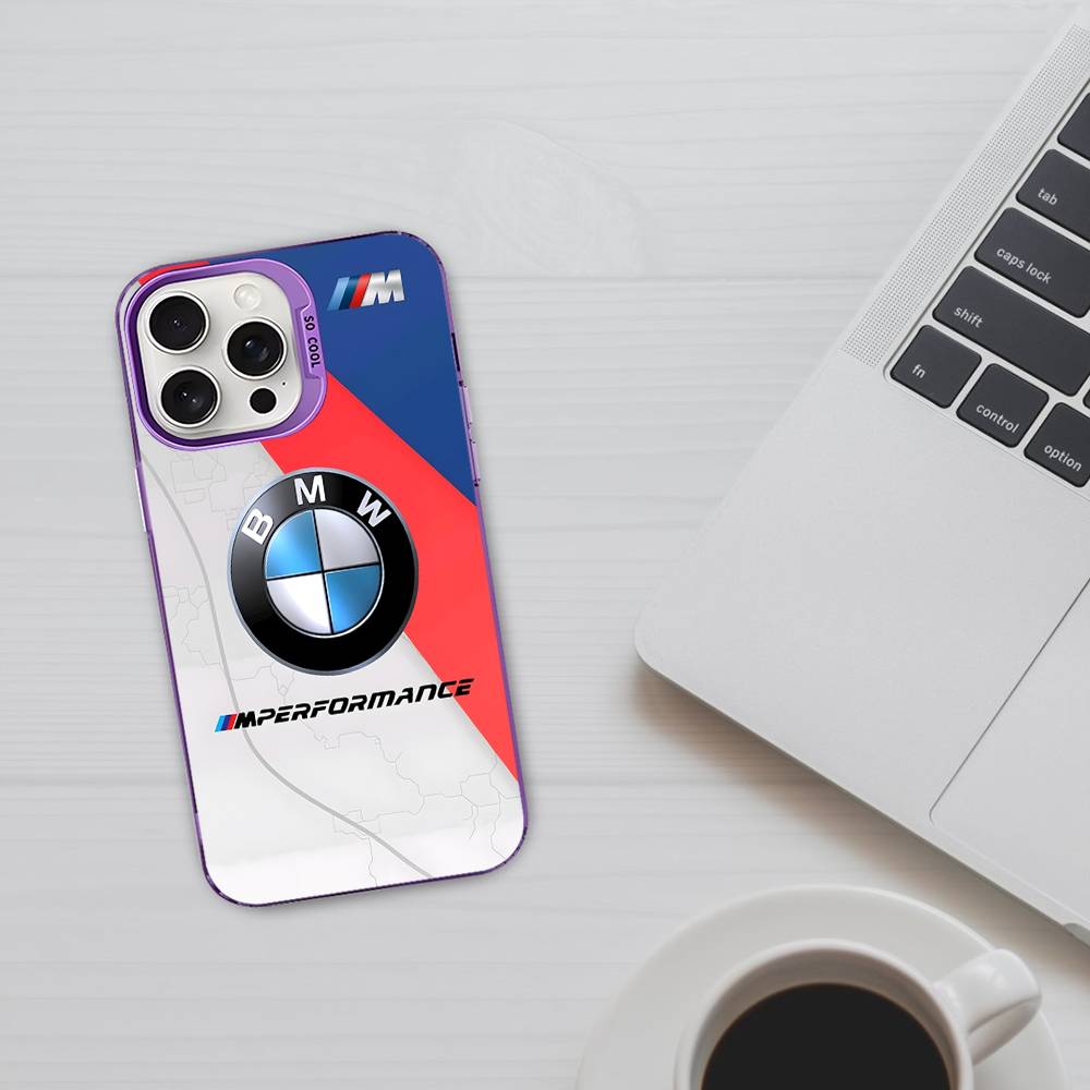 BBIP8 B-BMW-W Fashion Phone Case For IPhone 16 15 14 13 12 11 17 Pro MAX Plus Pro Matte Shockproof Cover