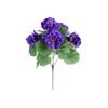 Faux Begonia Flowers 5 Branches 8 Artificial Plant for Home Decor