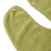 Waterproofing Elderly Bib for Dining Protections Easy to Clean and Wear Coral Fleece for Adult Senior Bib