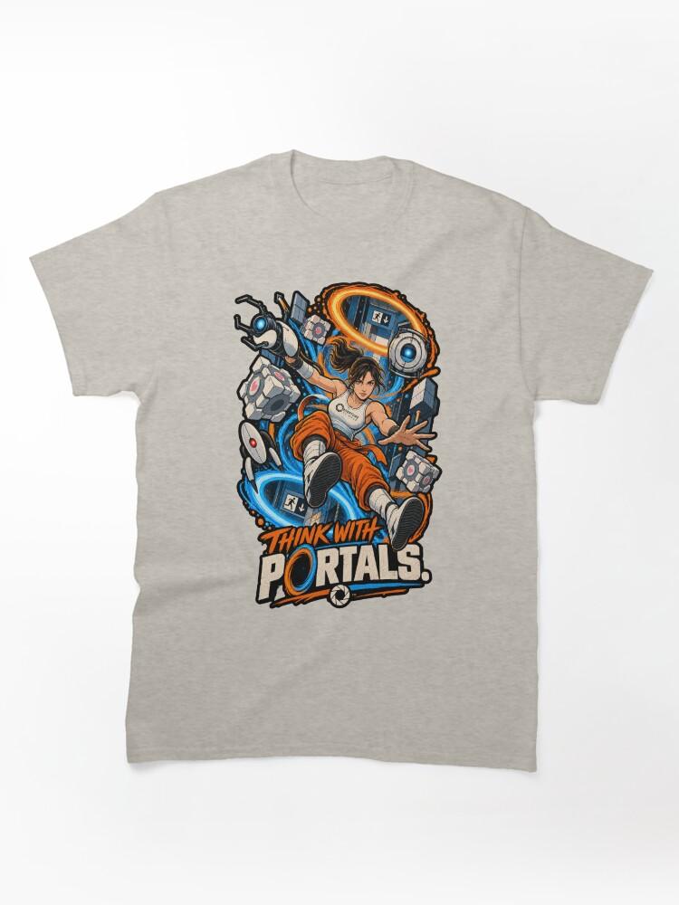 Portal Portal Think With Portals Classic T-Shirt
