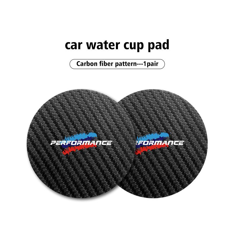 

For BMW 2Pcs Car Water Cup Bottle Holder Anti-slip Pad Mat Silica Gel 1 2 3 5 7 Series X1 X2 X3 X4 X5 X6 G20 G30 G11 G12