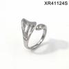 Unique Irregular-Shaped Open Ring for Women – European & American Style, Personalized Gold-Plated Titanium Steel