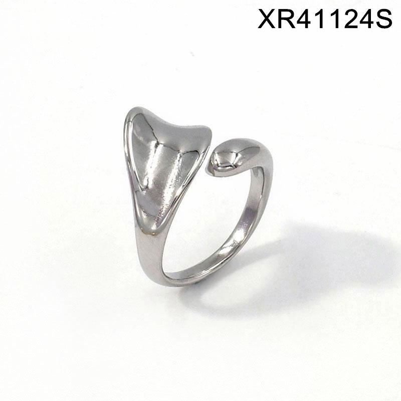 Unique Irregular-Shaped Open Ring for Women – European & American Style, Personalized Gold-Plated Titanium Steel