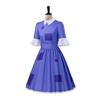 Magische Digitale Circus Yajata cosplay jurk, patch-geprinte trompetmouw dames anime kostuum, kostuums voor Halloween en anime cosplay