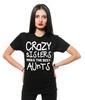 Crazy Sister Aunt T-shirt Funny Unisex T-shirt Gift for Sister Aunt Tee Shirt