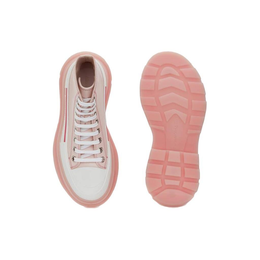 (WMNS) Alexander McQueen Tread Slick Boots 'Pink White' Women's 702041WHZ6D6898